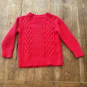 Crewcuts Cable Knit Crewneck Sweater